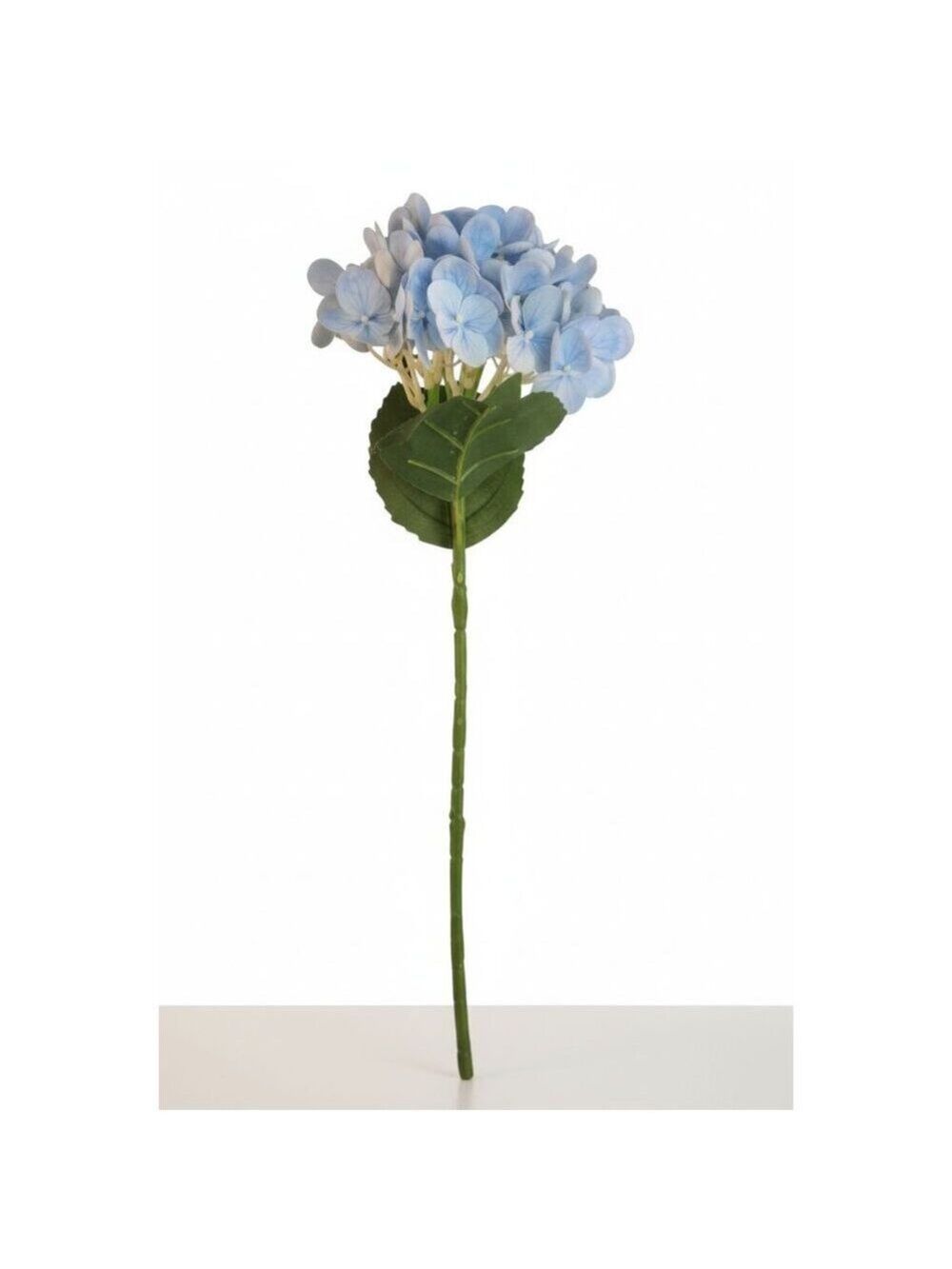 Soft Blue Artificial Hydrangea Stem Silk Flower Light Faux Floral Wedding Decor - Picture 12 of 12